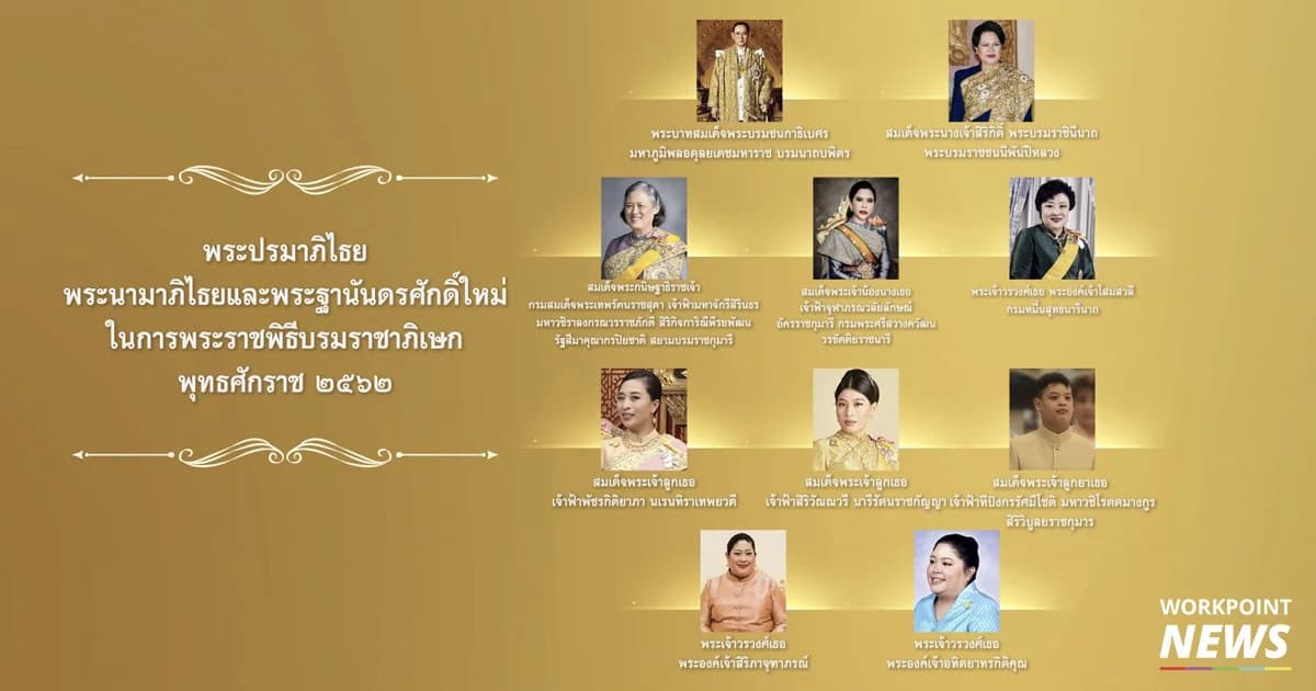 ราชกิจจาฯ ประกาศเฉลิมพระปรมาภิไธย พระนามาภิไธย และพระฐานันดรศักดิ์ใหม่