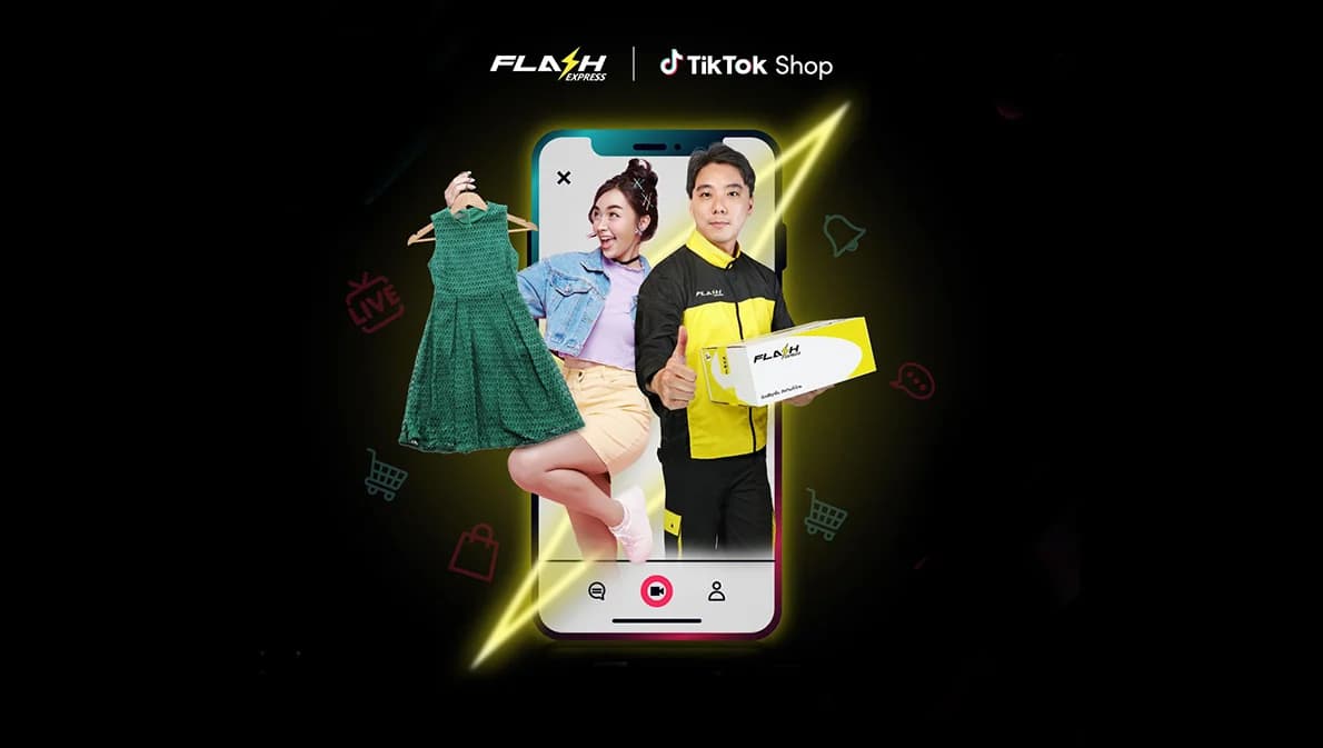 Flash Express ร่วมมือ TikTok Shop ขึ้นเป็น Regional Logistics Partner
