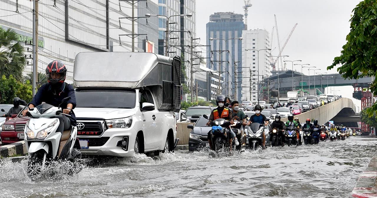 เดือนก.ย.ฝนตก 28 วัน กทม.ปริมาณฝนสูงกว่าค่าเฉลี่ย 30 ปีถึง 148.5%