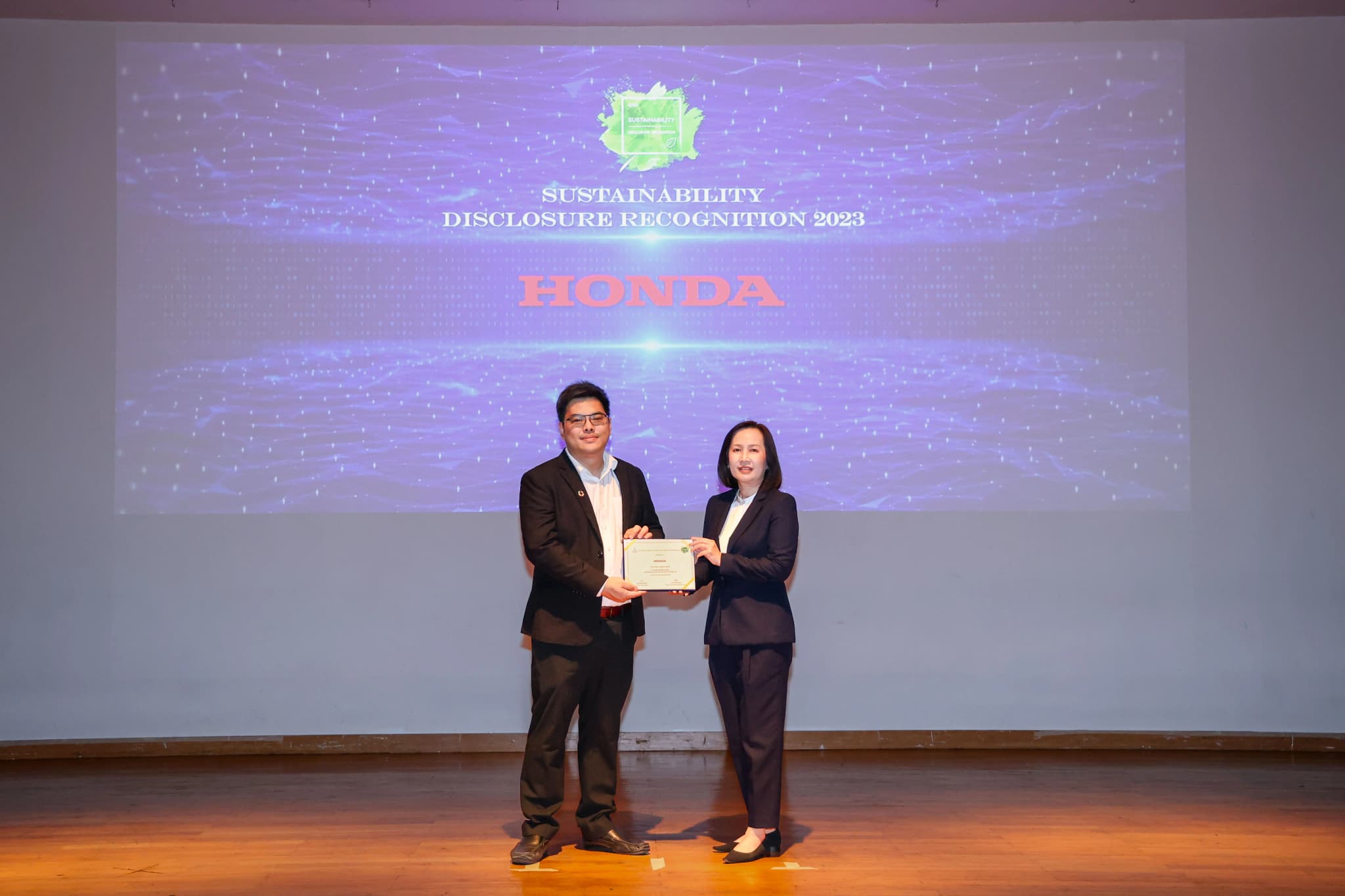 ไทยฮอนด้า คว้ารางวัลเกียรติคุณสูงสุด Sustainability Disclosure Award ต่อเนื่อง 5 ปีซ้อน