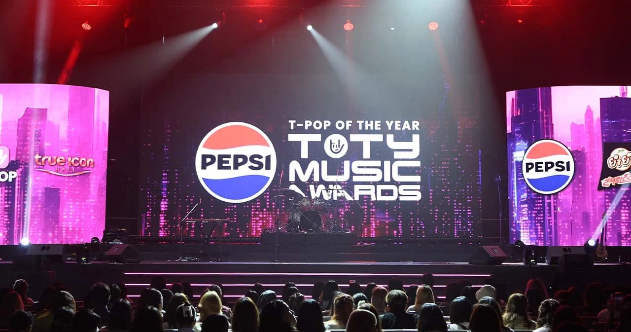 สรุปผลรางวัลกับงานประกาศรางวัลดนตรีสุดยิ่งใหญ่ ‘PEPSI Presents TOTY Music Awards 2023’