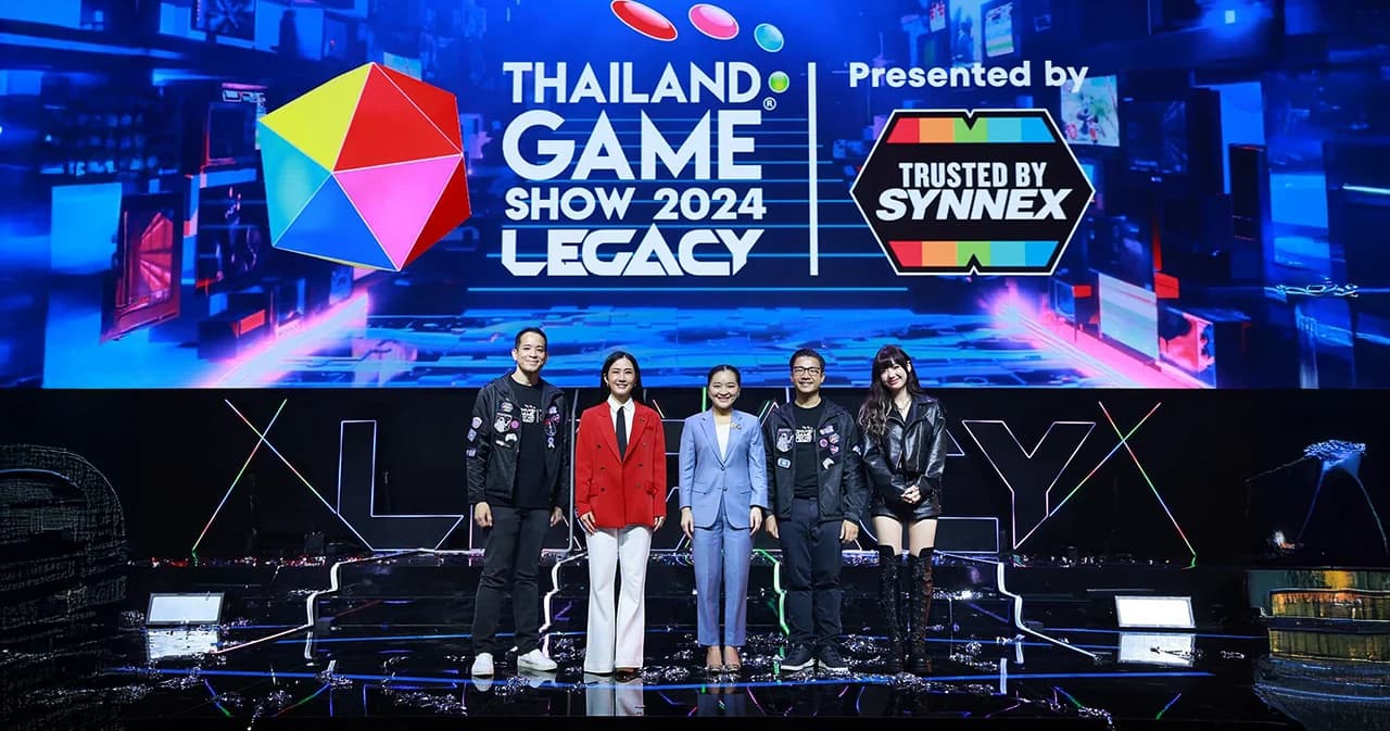 คนไทยเล่นเกมสูงถึง 32 ล้านคน! ดันตลาดโต 4.4 หมื่นล้านบาท พบกับ Thailand Game Show 2024 Presented by SYNNEX
