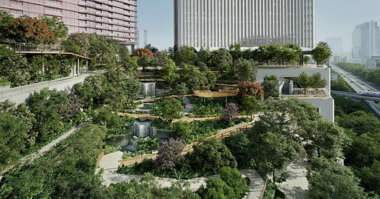 กรุงเทพฯ กำลังจะมีพื้นที่สีเขียวลอยฟ้าแห่งใหม่ขนาดใหญ่กว่า 7 ไร่ (11,200 ตารางเมตร) จากโครงการ Dusit Central Park