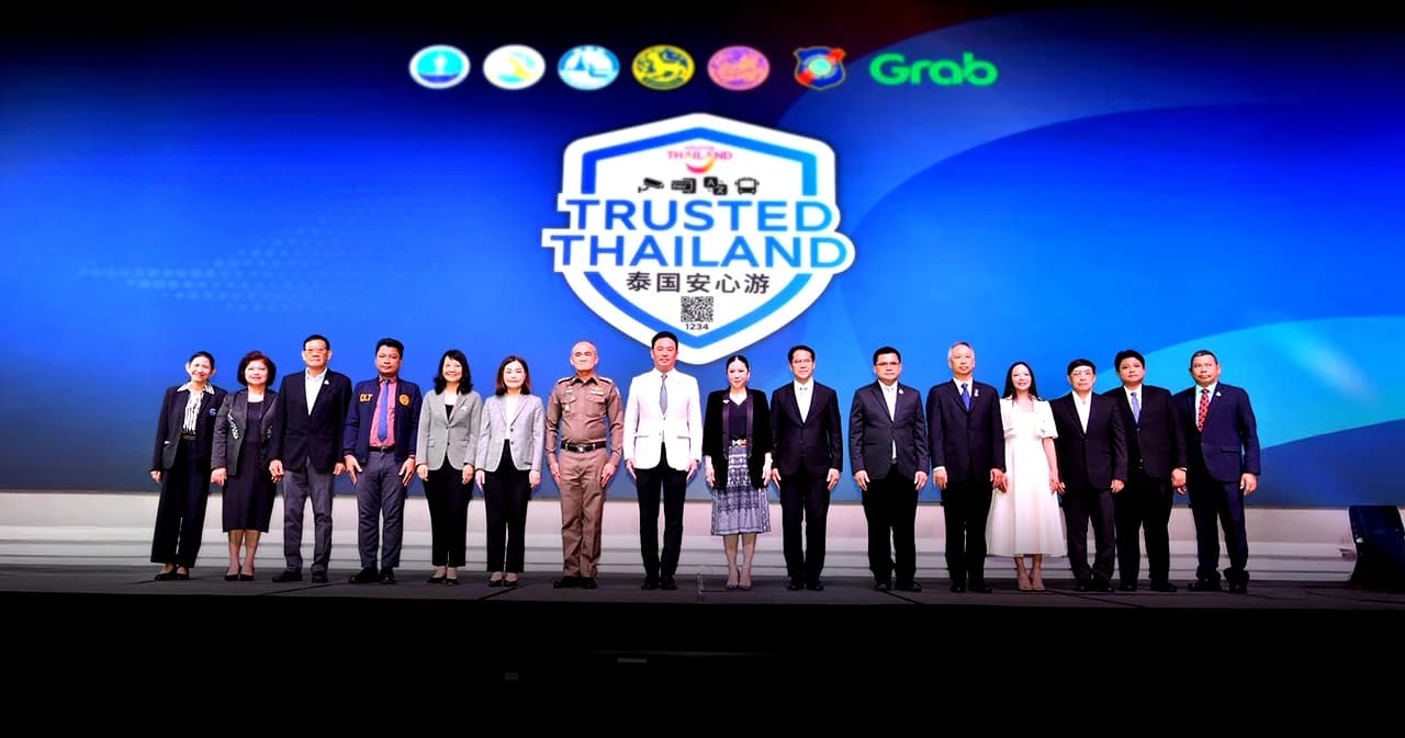 ททท. เปิดตัวสัญลักษณ์ใหม่ 'Trusted Thailand' ย้ำความเชื่อมั่น เที่ยวประเทศไทยปลอดภัยจริงๆ