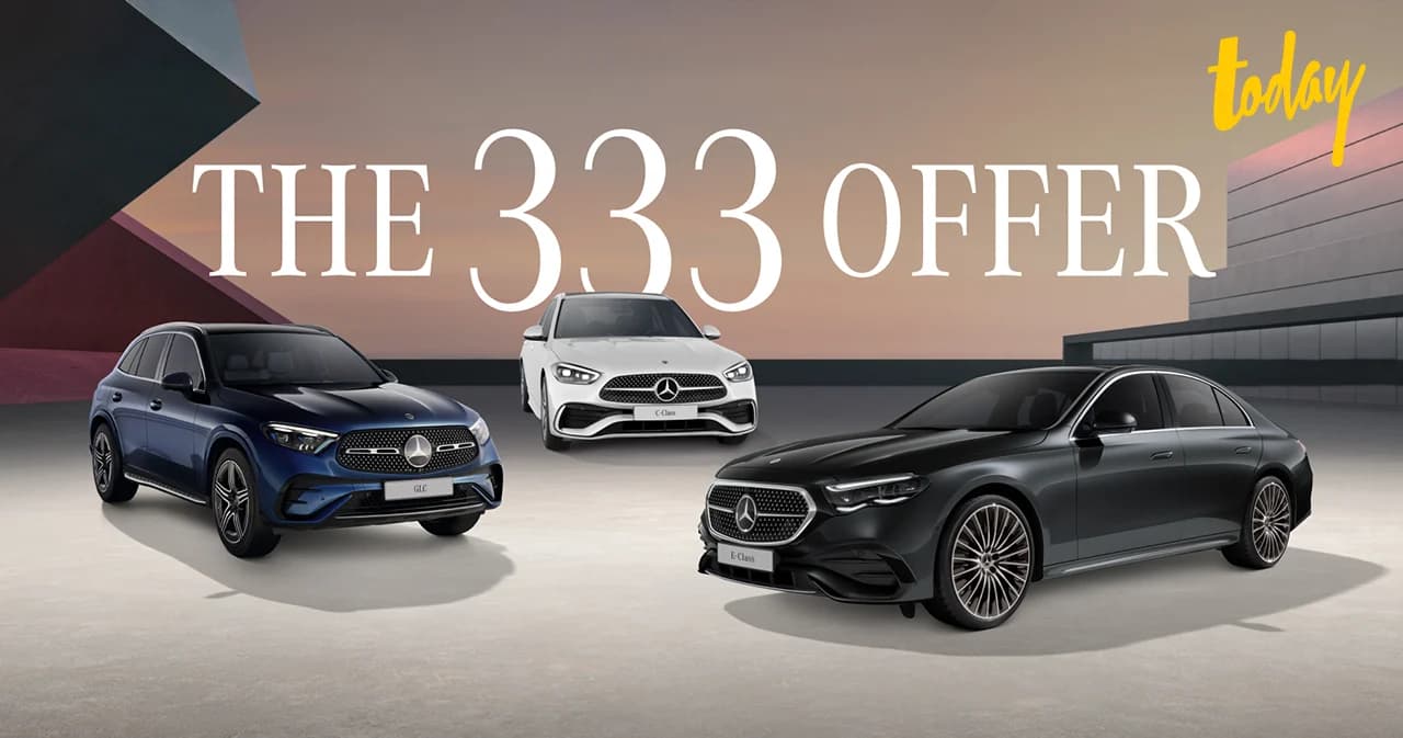 เมอร์เซเดส-เบนซ์เฉลยแล้ว! เลข 3 ที่เห็นทั่วเมืองคือแคมเปญ “THE 333 OFFER” ข้อเสนอแห่งปีสุดพิเศษ 3 ต่อ