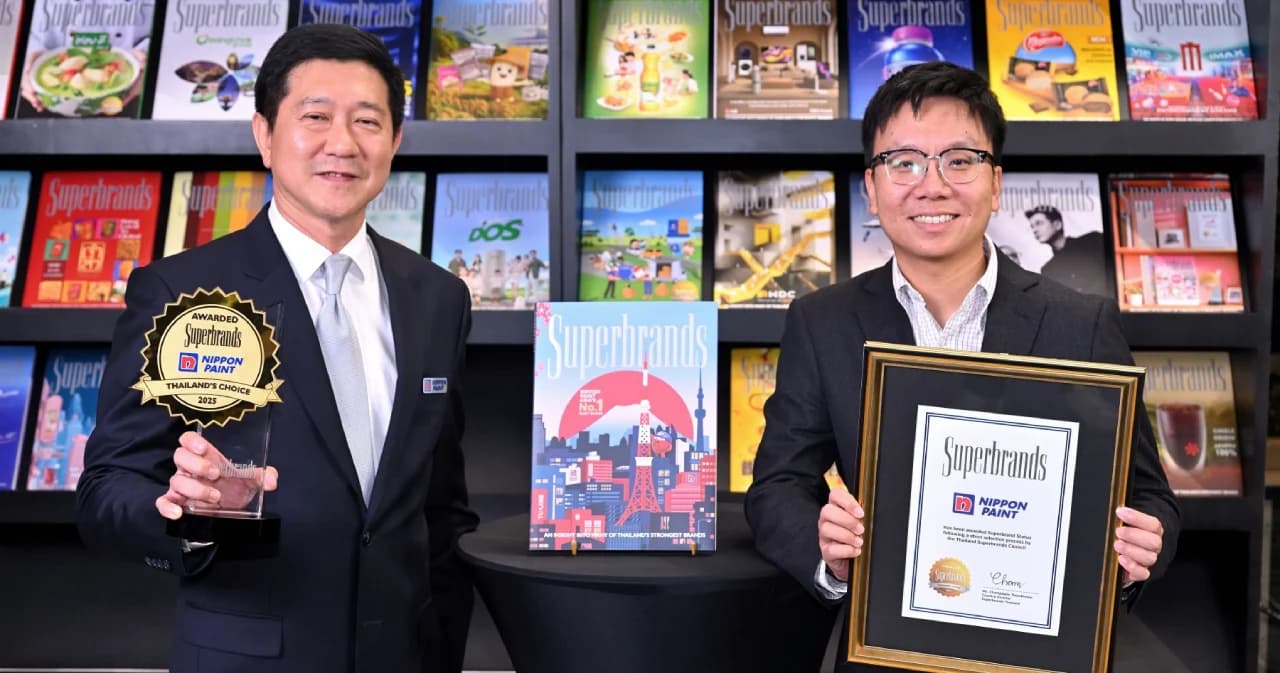 “นิปปอนเพนต์” ครองใจผู้บริโภค คว้า Superbrands Thailand 2025 ต่อเนื่อง 2 ปีซ้อน