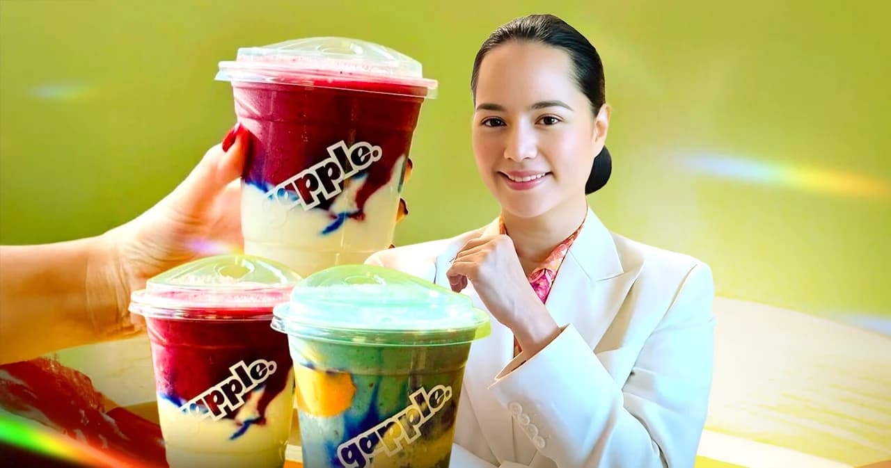 ถึงคิวสมูทตี้! ‘gapple’ แบรนด์ใหม่ล่าสุดจาก 'ปลา-อัจฉรา บุรารักษ์'